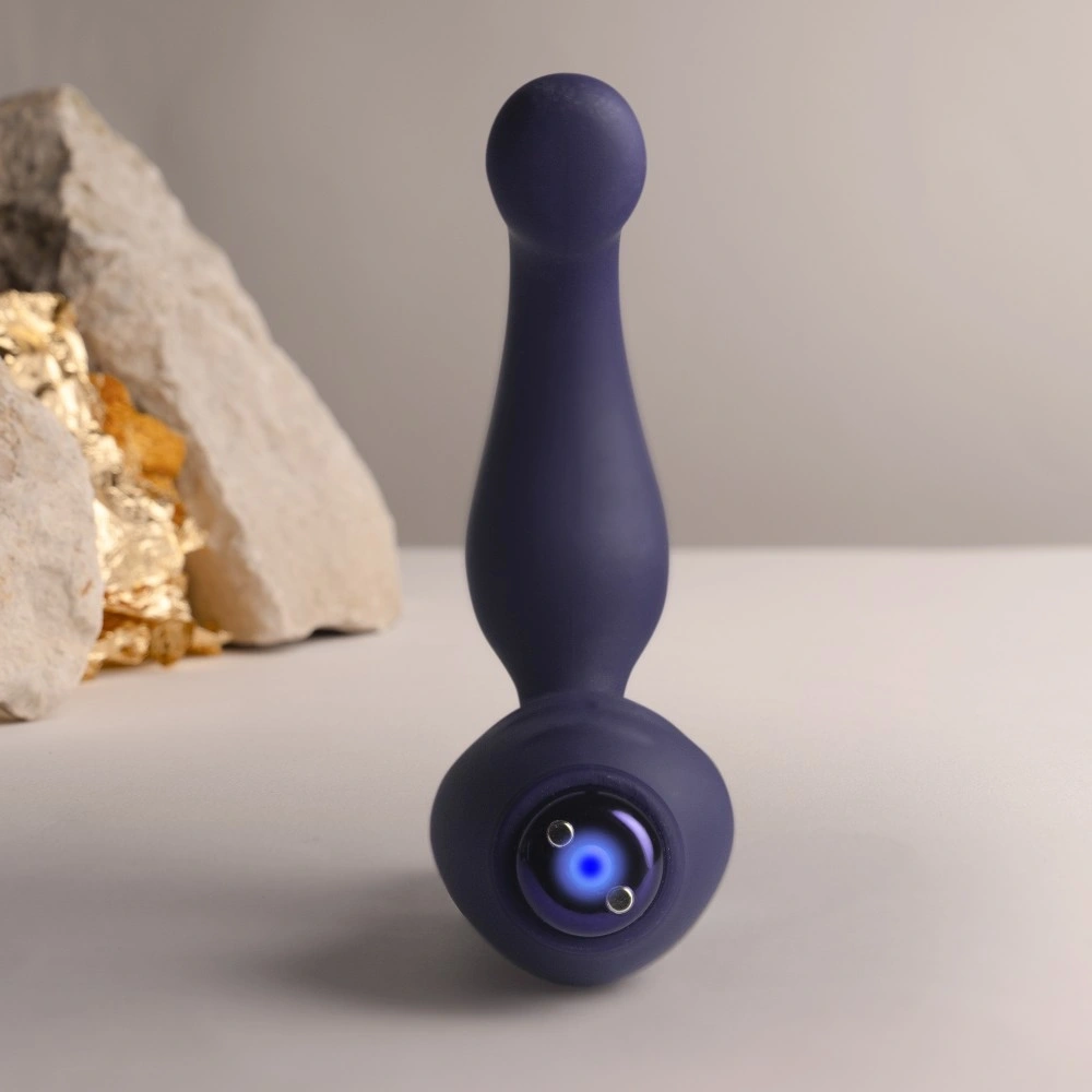 Stimulator Anal Sovereign NOVA, 16 Moduri Vibratii, Silicon, USB Magnetic, Albastru Inchis, 11 cm, #5, Erotic24.ro