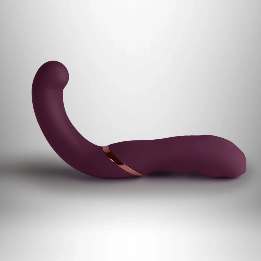 Stimulator Variety 10 Moduri Vibratii, Silicon, USB, Mov, 17.5 cm, #3, Erotic24.ro