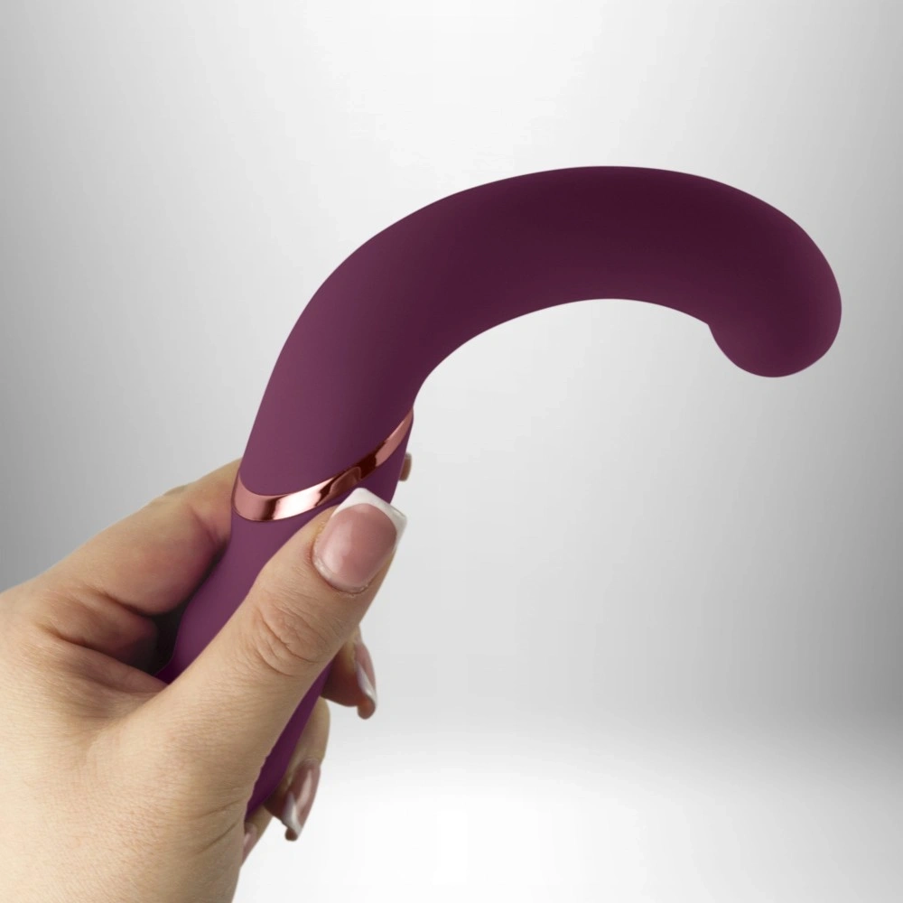 Stimulator Variety 10 Moduri Vibratii, Silicon, USB, Mov, 17.5 cm, #8, Erotic24.ro