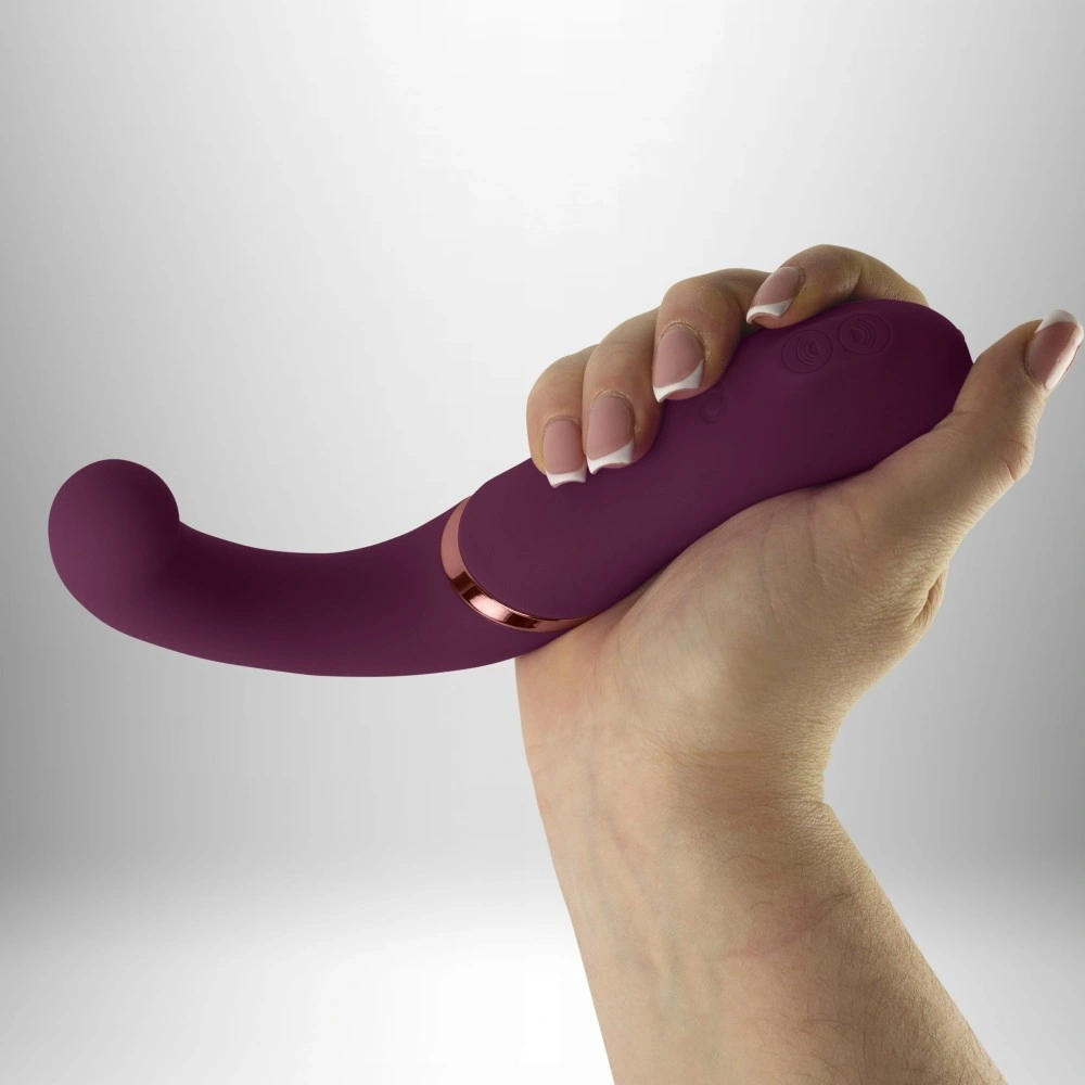 Stimulator Variety 10 Moduri Vibratii, Silicon, USB, Mov, 17.5 cm, #10, Erotic24.ro
