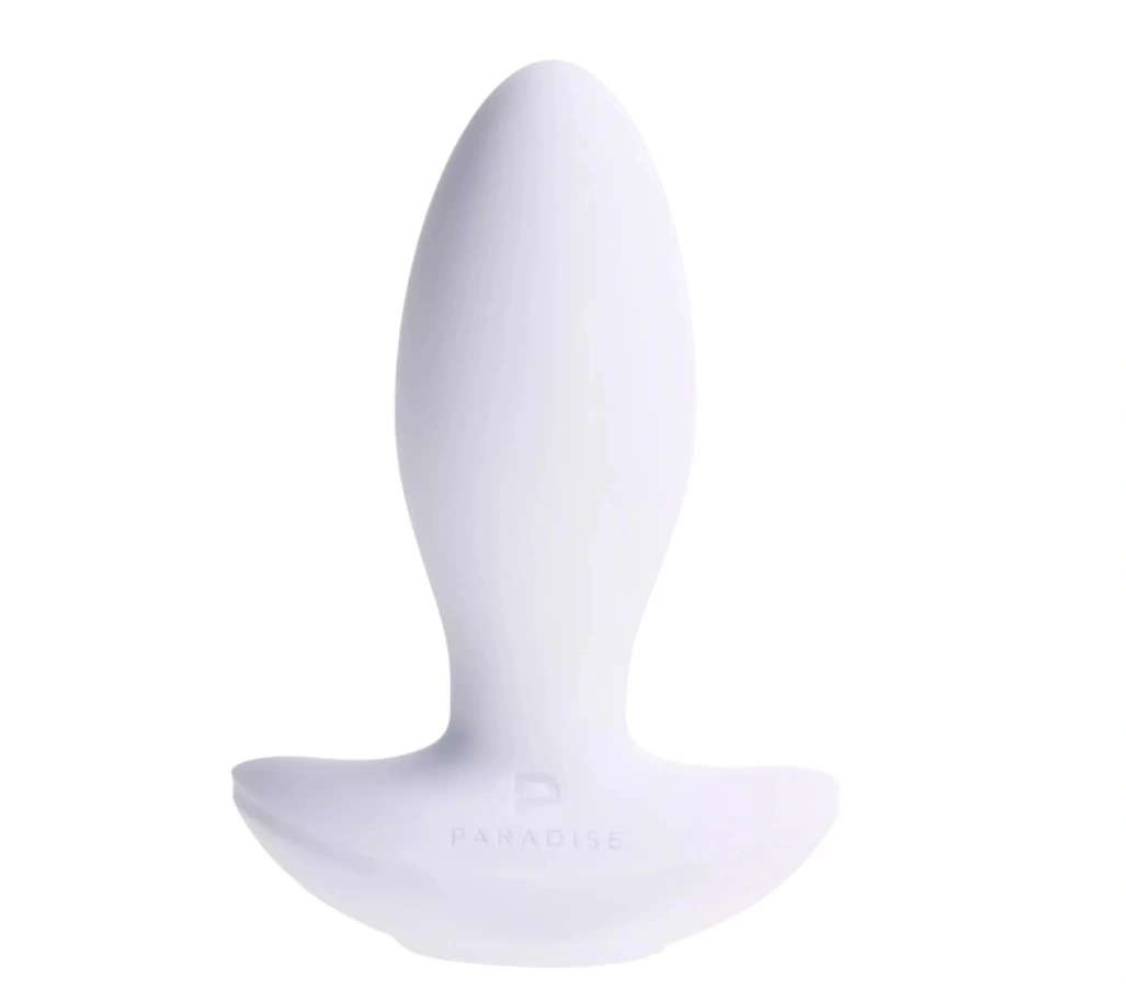 Dop Anal Paradise Illumination The Plug, Control Aplicatie Mobila, Lumina Led, Silicon, USB Magnetic, Alb, 10.8 cm, #2, Erotic24.ro