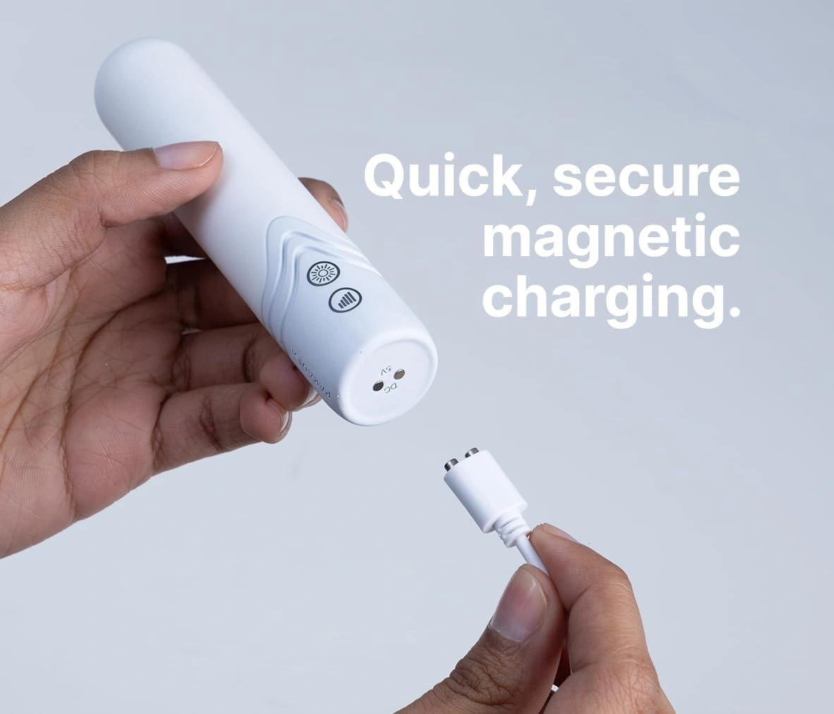 Vibrator Paradise Illumination The Bullet, Control Aplicatie Mobila, Lumina Led, Silicon, USB Magnetic, Alb, 11.8 cm, #6, Erotic24.ro