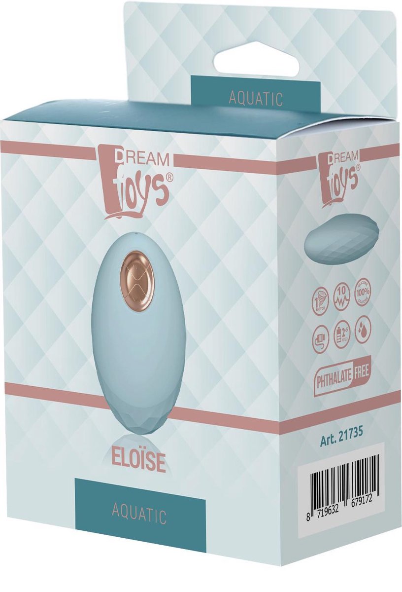 Vibrator Eloise Silicon Dubla Densitate USB Aquatic, #6, Erotic24.ro