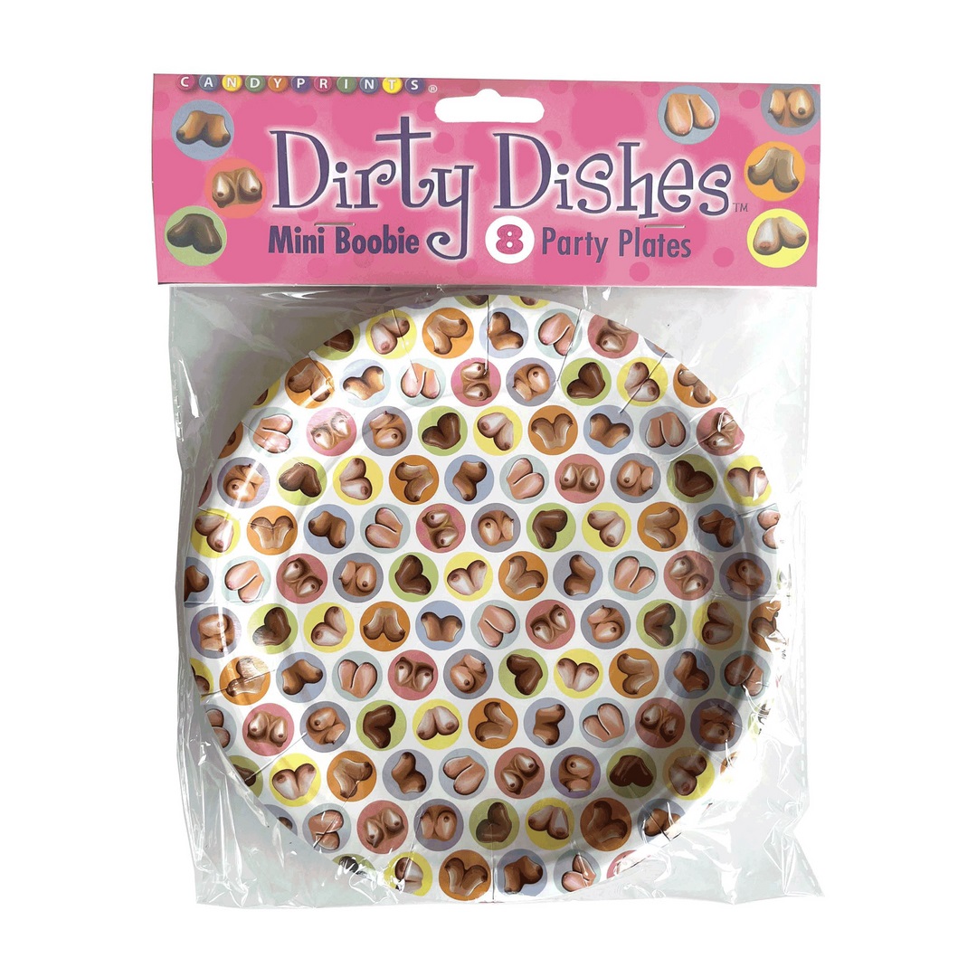 Set 8 Farfurii Dirty Dishes Mini Boobie, #2, Erotic24.ro