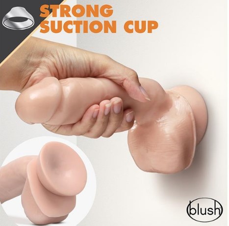 Dildo Realist Autolubrifiant Dr. Skin Realistic Feel Vanilla 22 cm, Nr. 4, Erotic24.ro