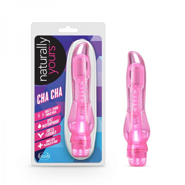 Vibrator Cha Cha Multispeed Naturally Yours Roz 17 cm , Nr. 2, Erotic24.ro