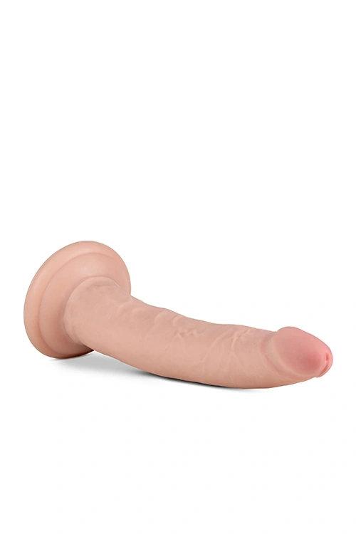 Dildo Jack Au Naturel Sensa Feel TPE Dubla Densitate, Natural, 19 cm, #2, Erotic24.ro
