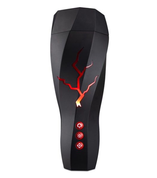 Masturbator Storm, 7 Moduri Vibratii,7 Moduri Suctiune, TPE, USB, 28.5 cm, Nr. 2, Erotic24.ro
