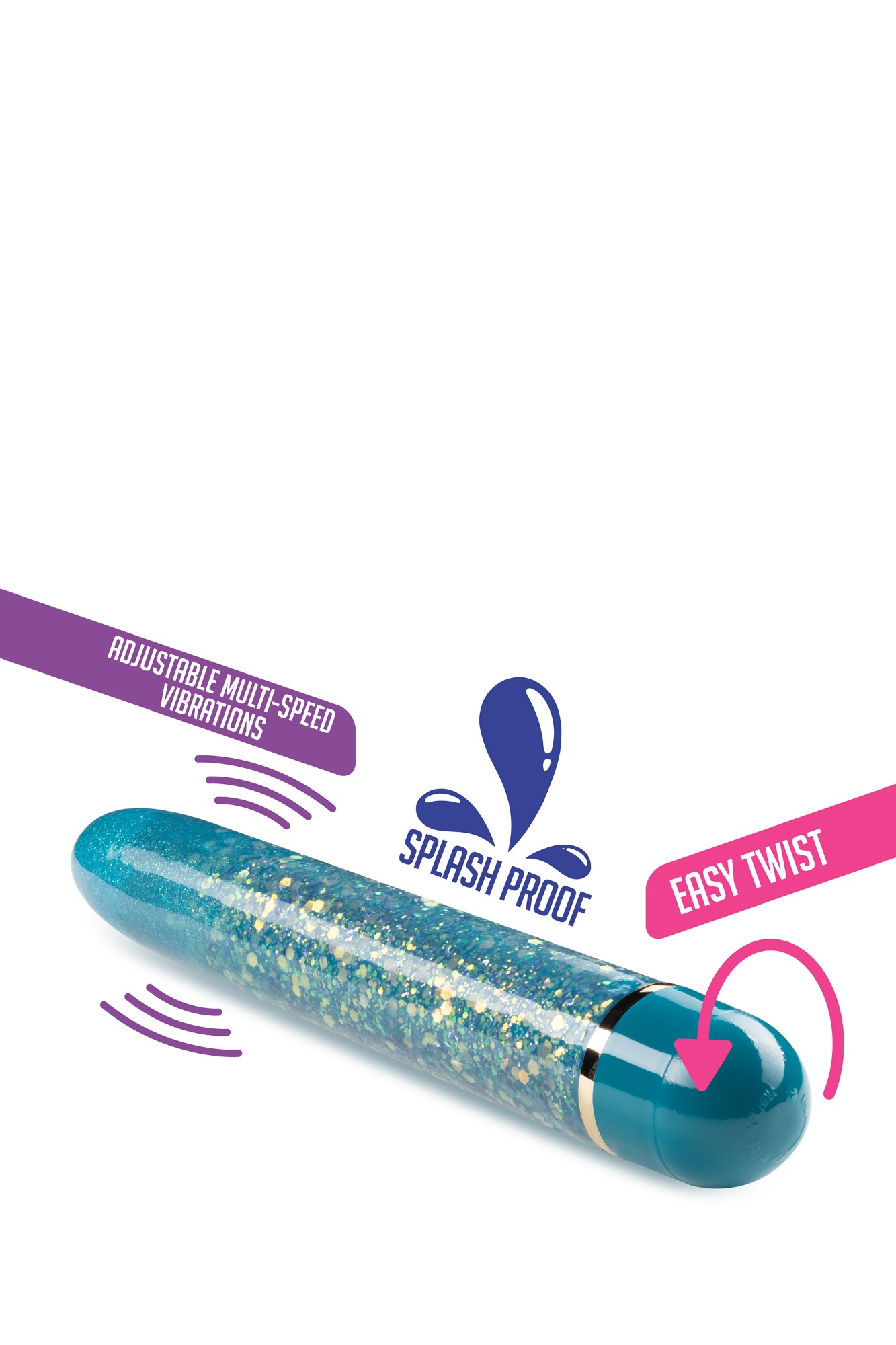 Vibrator Clasic Astral Multispeed 17.7 cm, #3, Erotic24.ro