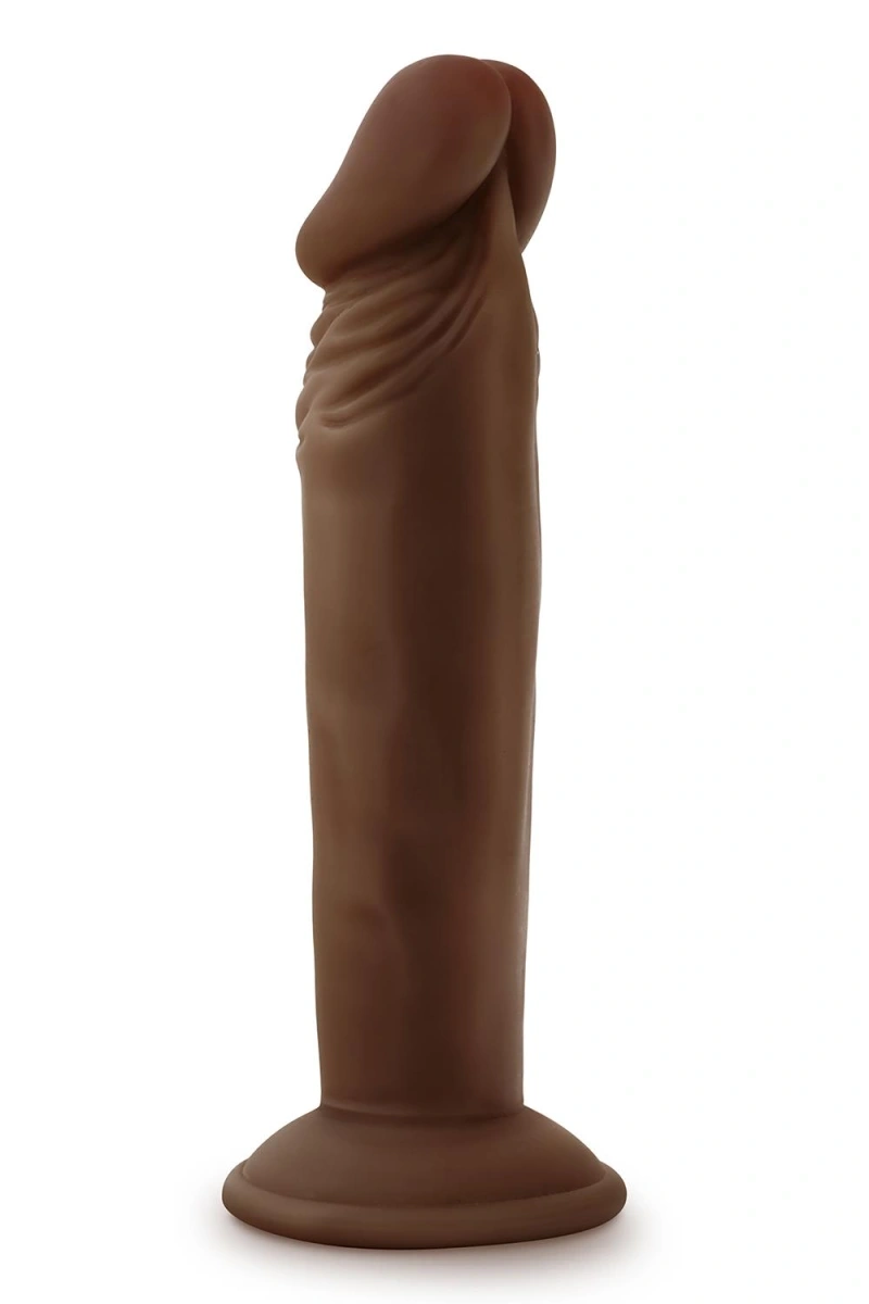 Dildo Realist Posable Shaft Dr. Skin Plus, TPE, Maro, 16.5 cm, #1, Erotic24.ro