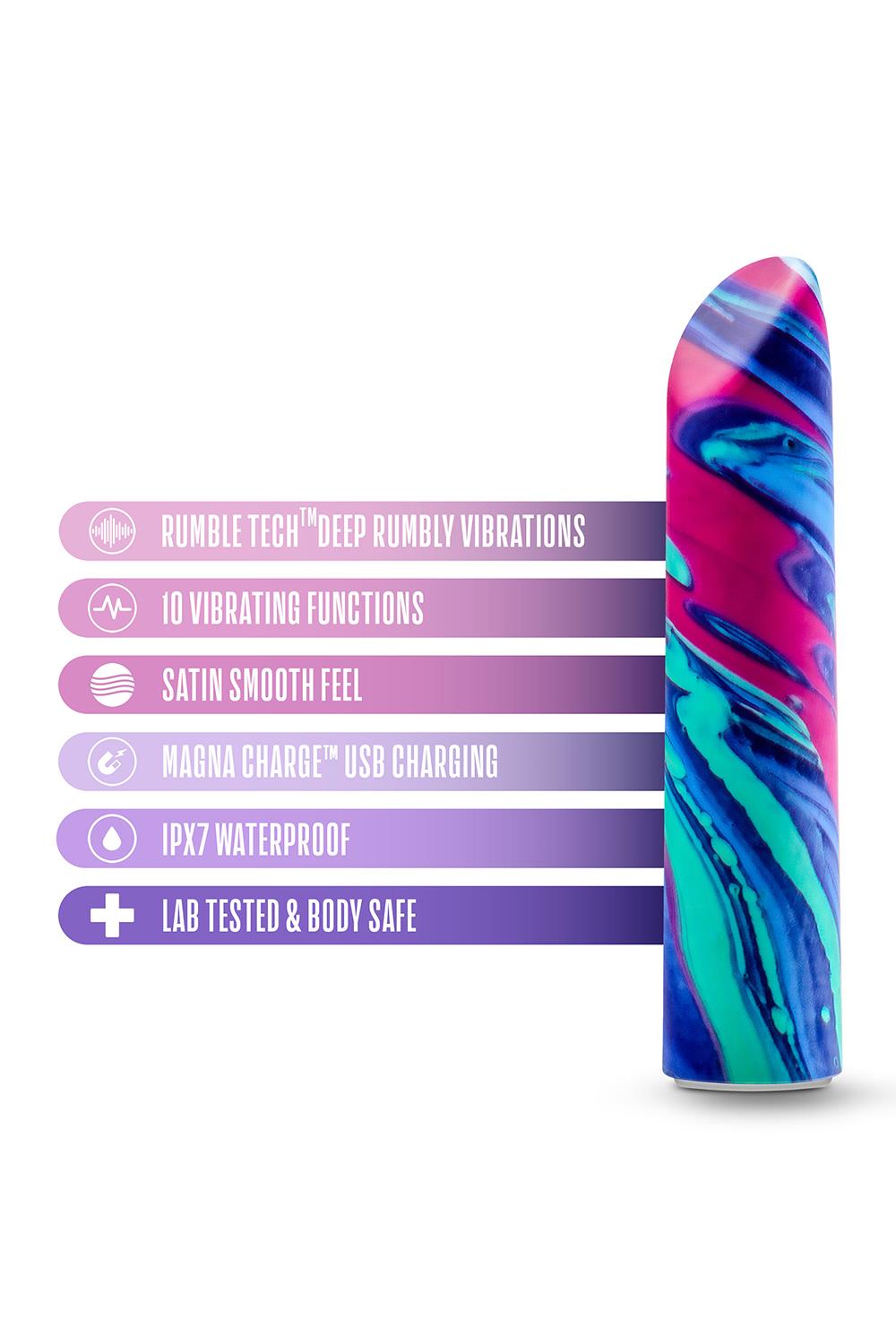 Vibrator Limited Addiction Sublime, 10 Moduri Vibratii, ABS, 10.1 cm, #6, Erotic24.ro