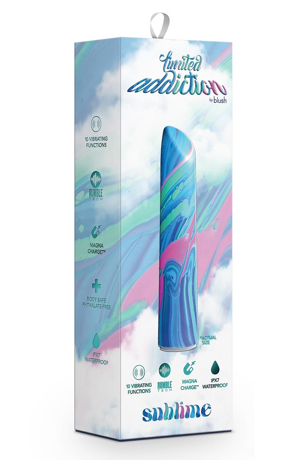 Vibrator Limited Addiction Sublime, 10 Moduri Vibratii, ABS, 10.1 cm, #10, Erotic24.ro