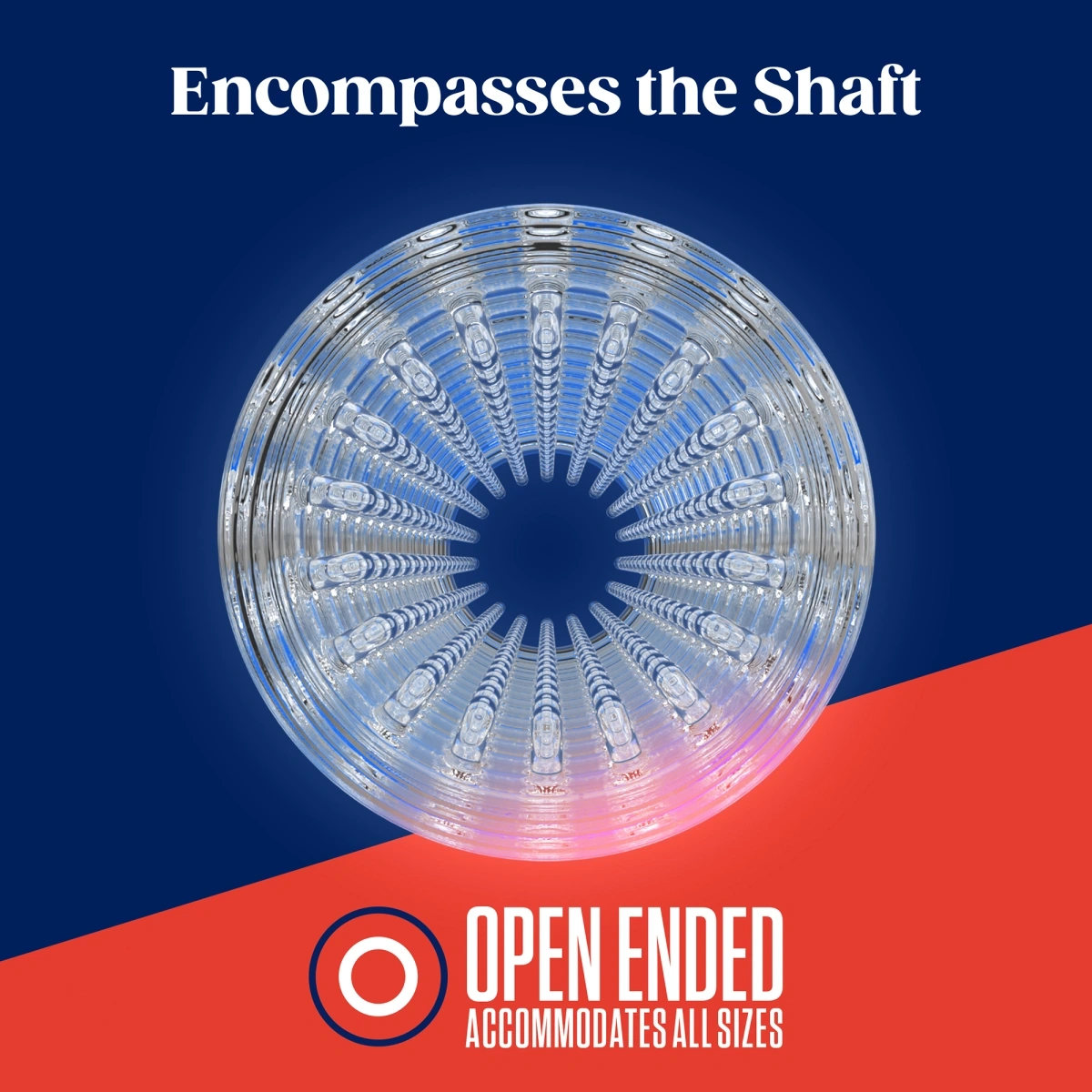 Masturbator Rize Strokez, TPE, Transparent, 13.9 cm, #4, Erotic24.ro