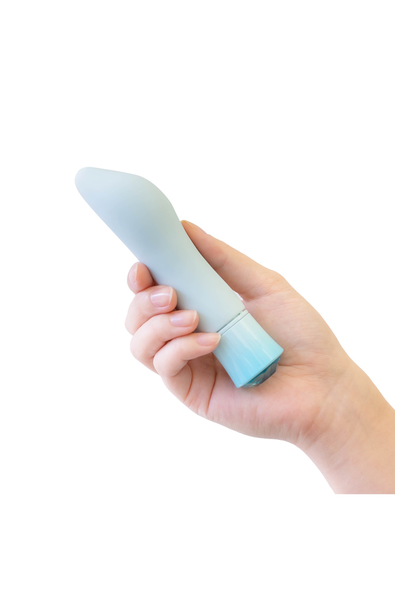 Vibrator Ardor Aquamarine, 10 Moduri Vibratii, Silicon, USB, IPX7, Albastru, 13.9 cm, #7, Erotic24.ro