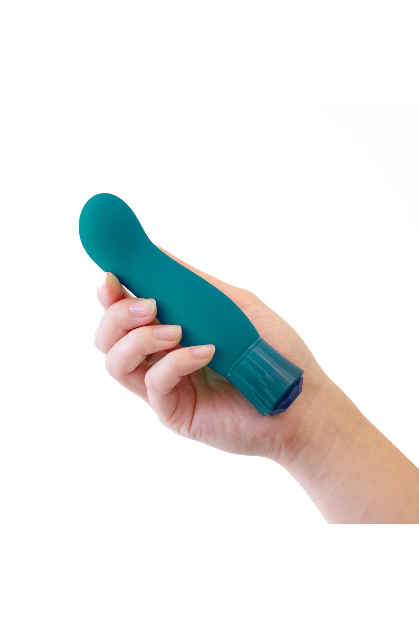 Vibrator Fierce Blue Topaz, 10 Moduri Vibratii, Silicon, USB, IPX7, Verde, 13.9 cm, #7, Erotic24.ro