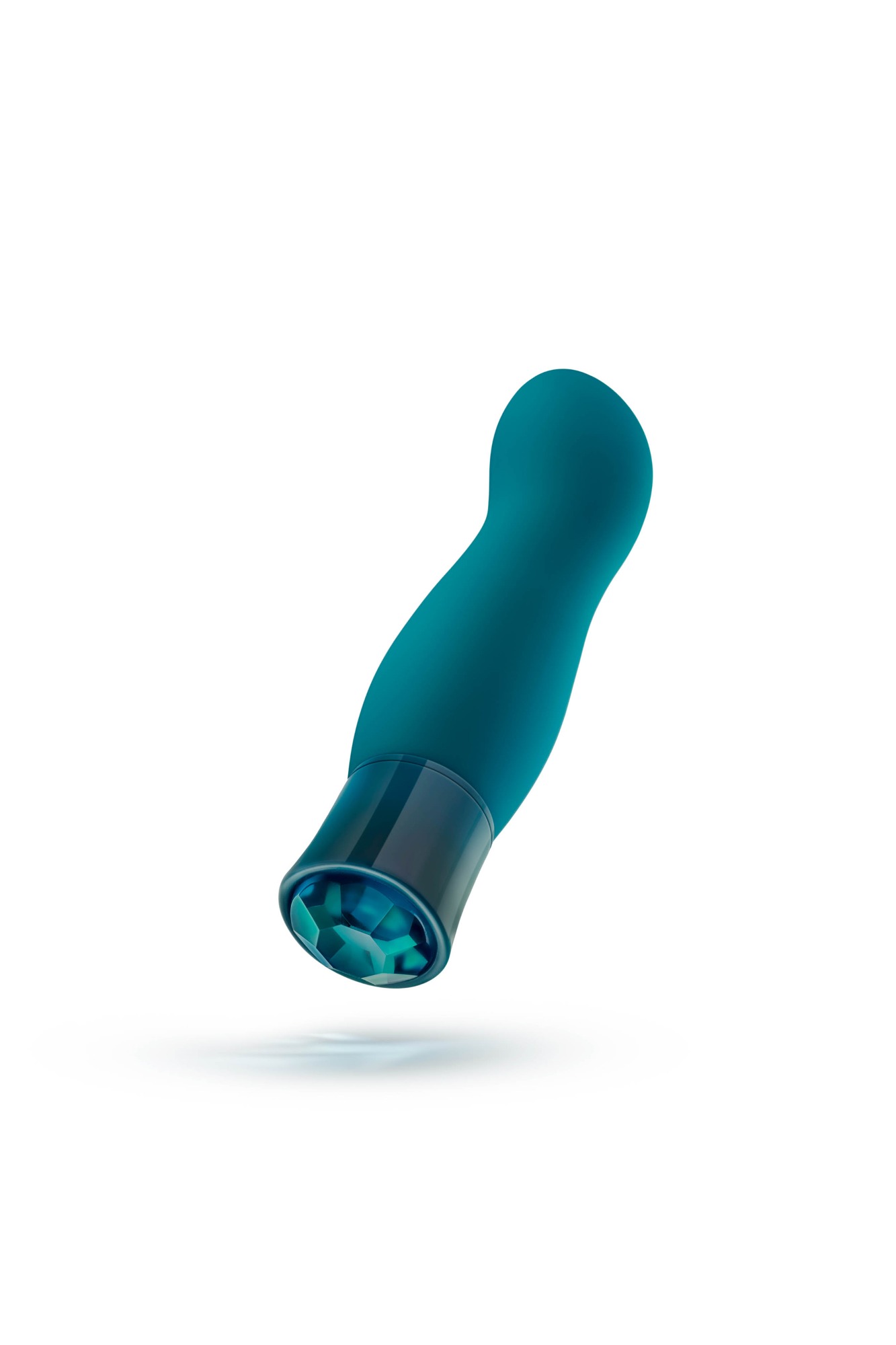 Vibrator Fierce Blue Topaz, 10 Moduri Vibratii, Silicon, USB, IPX7, Verde, 13.9 cm, #5, Erotic24.ro