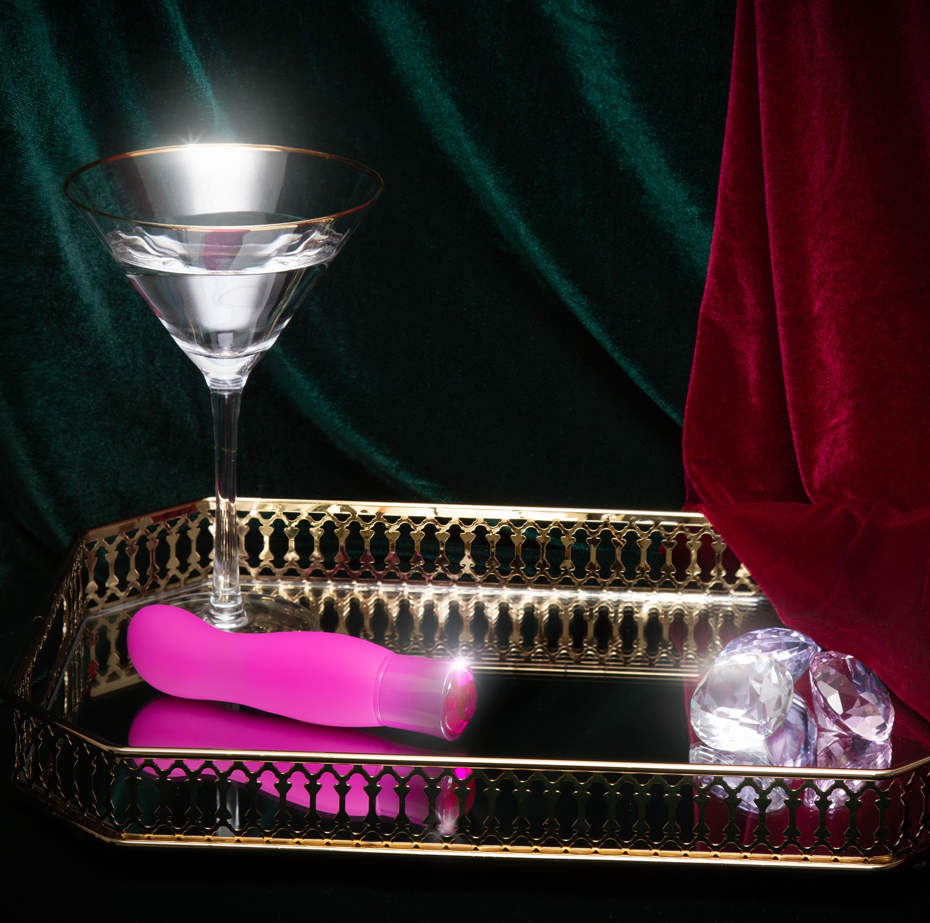 Vibrator Exclusive Tourmaline, 10 Moduri Vibratii, Silicon, USB, IPX7, Roz, 13.9 cm, #9, Erotic24.ro