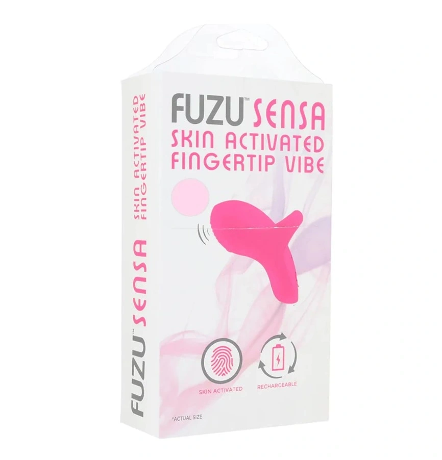 Vibrator Mini Finger Fuzu Sensa, Activare la Contactul cu Pielea, Silicon, USB Magnetic, Roz, 7 cm, #4, Erotic24.ro