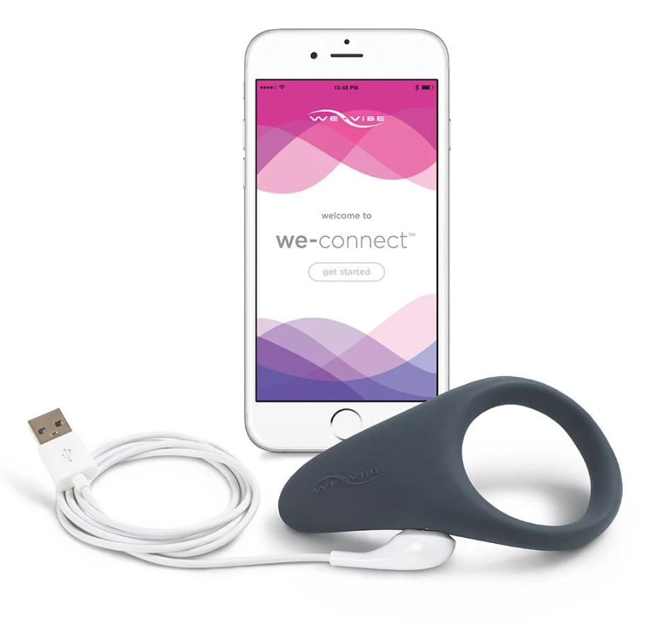 Inel Penis Verge, Silicon, Bluetooth, Free App, IPX 7, USB, Negru, #4, Erotic24.ro