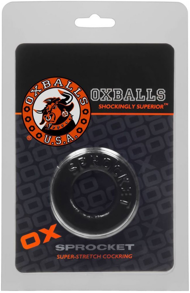 Inel erectie Oxballs Sprocket Negru, #3, Erotic24.ro