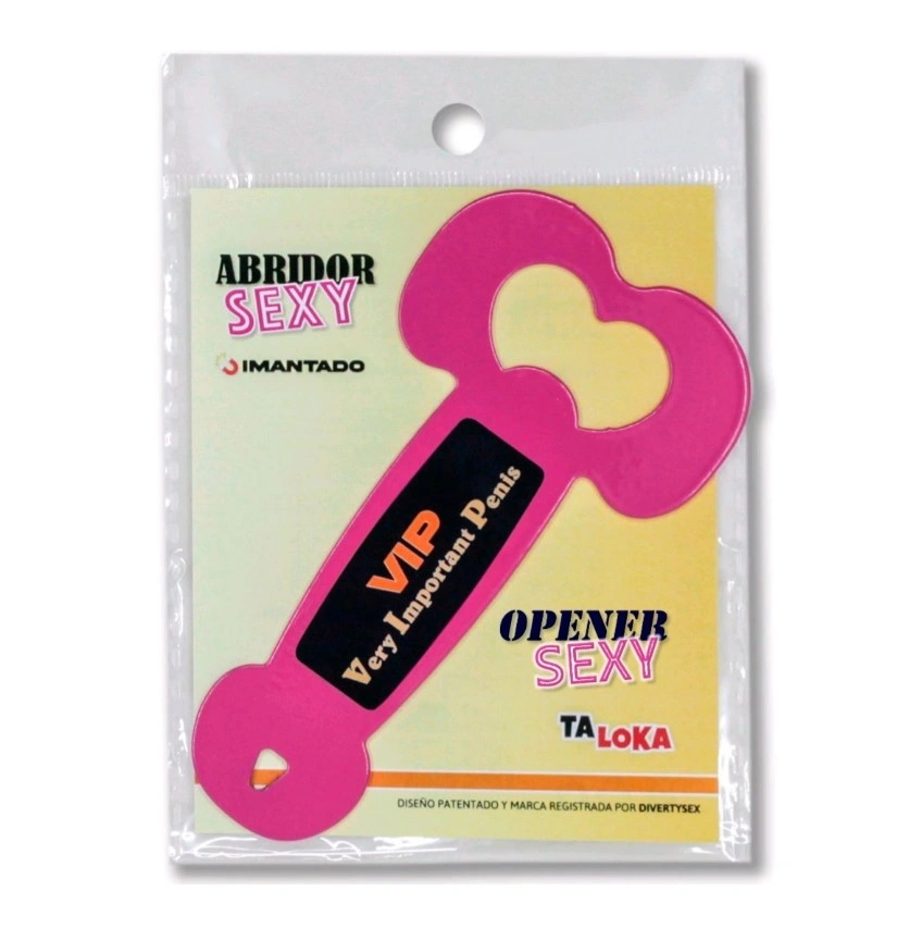 Magnet Deschizator Bere Very Important Penis, Fucsia, #1, Erotic24.ro