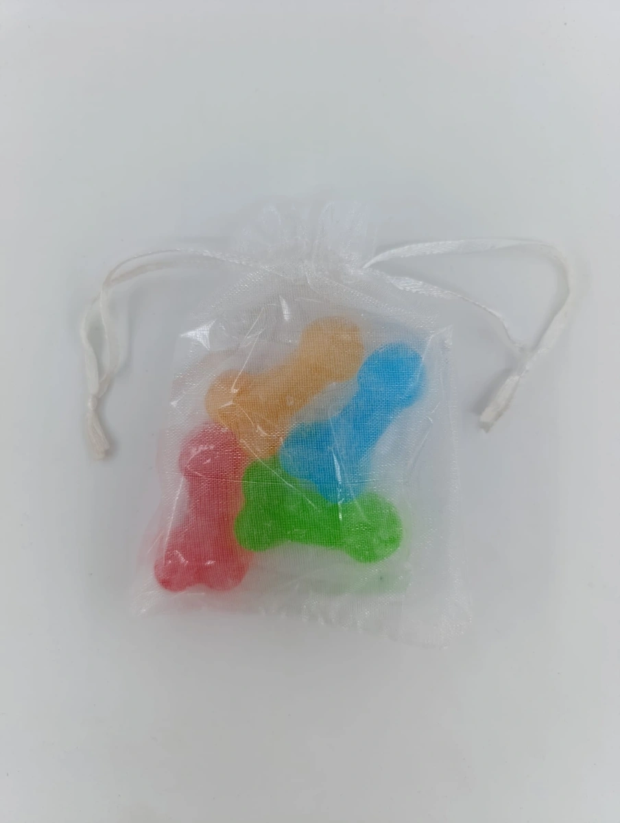 Set 4 Mini Sapunuri Colorate Forma Penis, 40 gr, #1, Erotic24.ro
