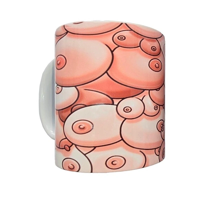 Cana Ceramica Imprimeu cu Sani, 370 ml, Nr. 2, Erotic24.ro