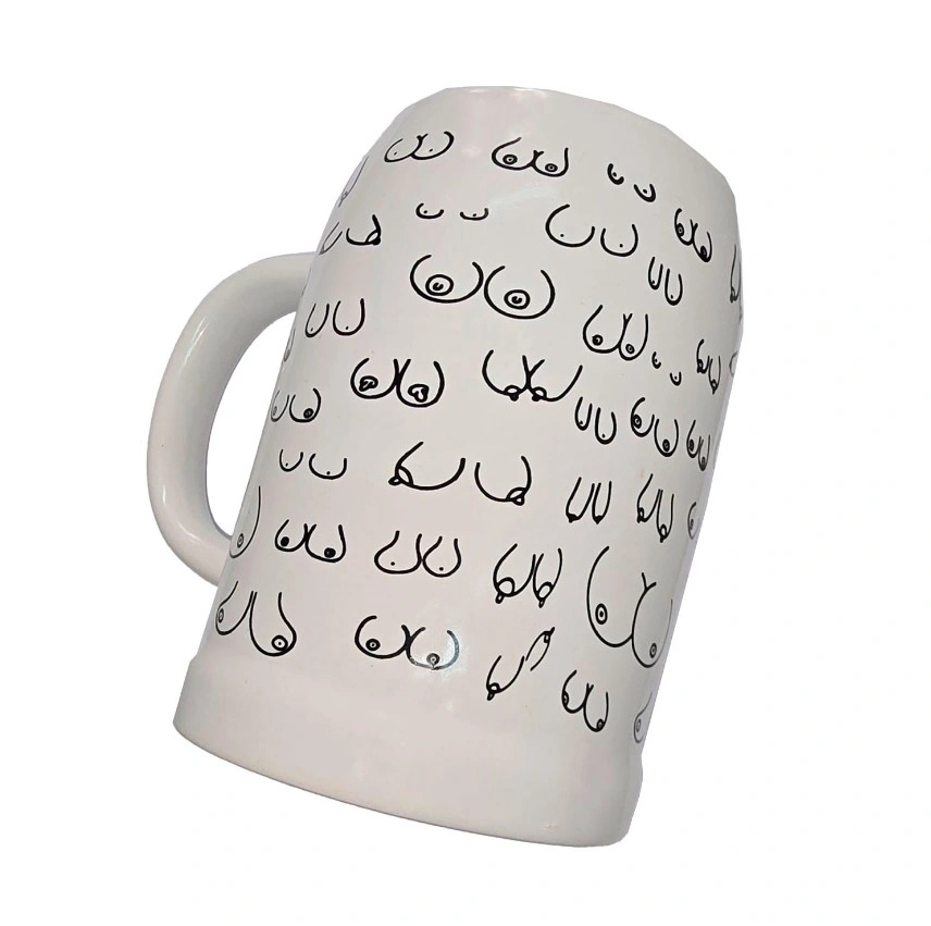 Halba de Bere din Ceramica 700 ml, Imprimeu Sani, #1, Erotic24.ro