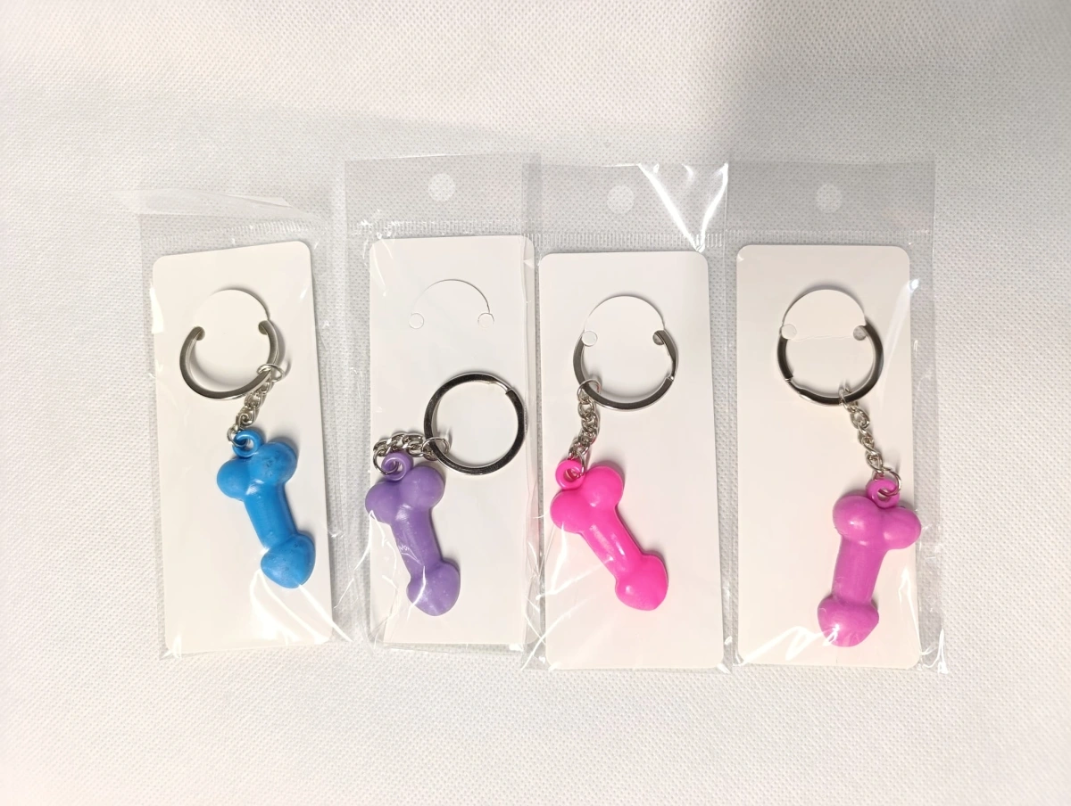 Breloc cu Penis, Diverse Culori, #2, Erotic24.ro