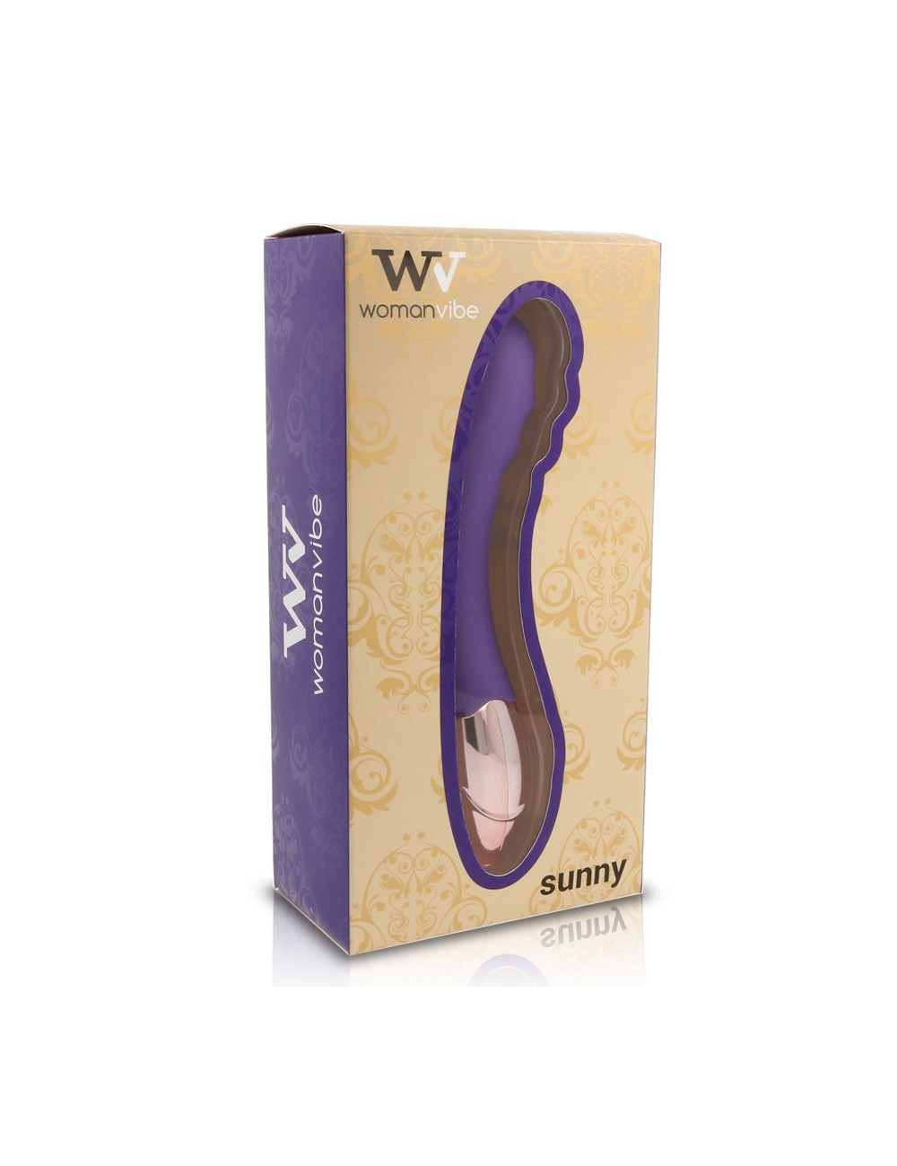 Vibrator Punctul G Sunny 10 Moduri Vibratii Silicon USB Mov/Auriu 19.7 cm, #3, Erotic24.ro