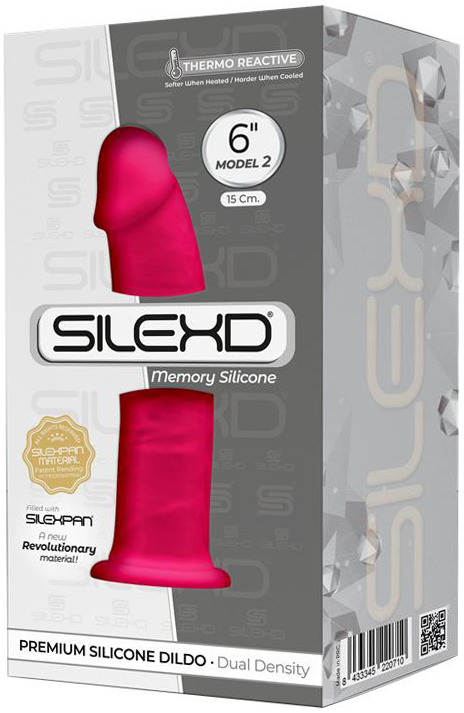 Dildo Thermo Reactive Silicon cu Memorie Dubla Densitate Roz 15 cm, #2, Erotic24.ro