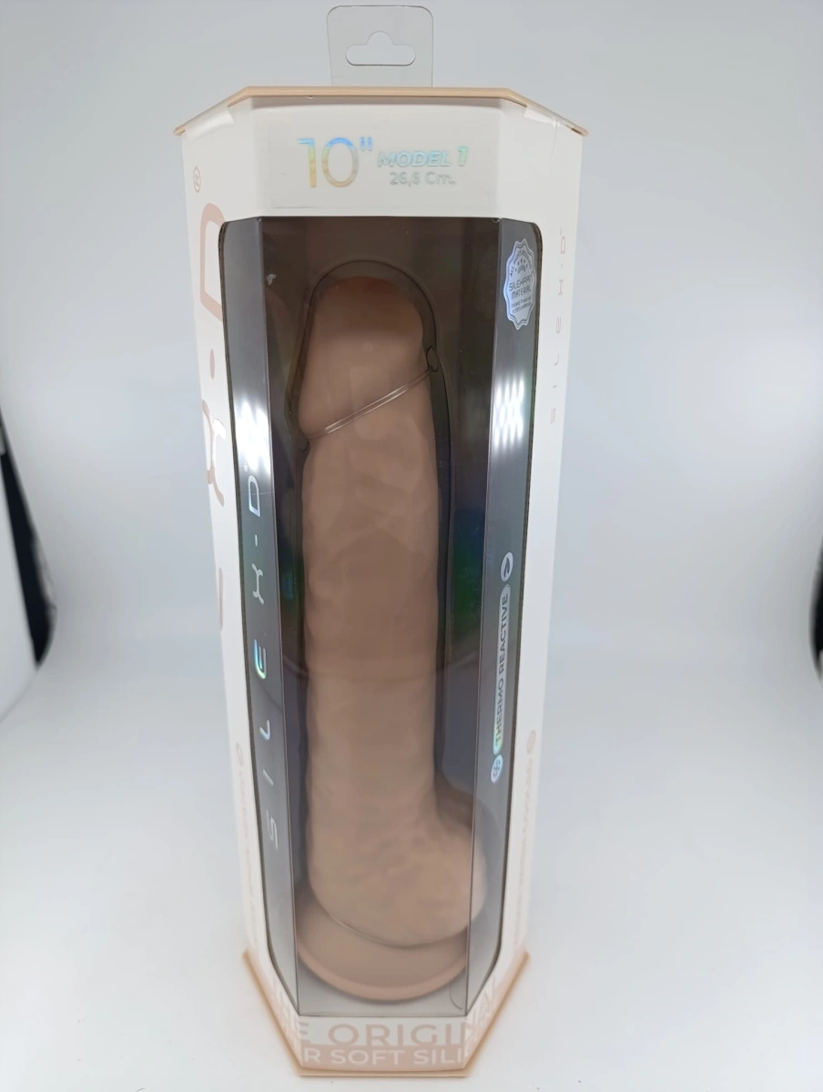 Dildo Thermo Reactive Silicon cu Memorie Dubla Densitate 26.3 cm, #2, Erotic24.ro