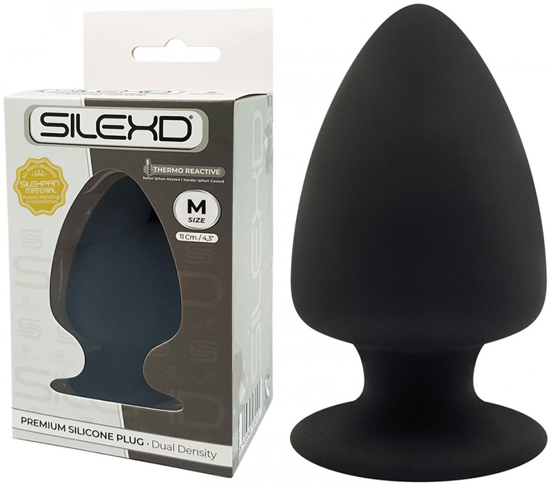 Dop Anal Thermo Reactive Silicon Dubla Densitate 11 cm Mediu, #2, Erotic24.ro