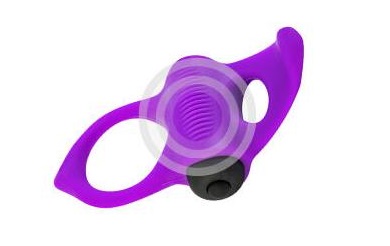 Inel de Penis Lingus Max 10 Moduri Vibratii Silicon Mov 9 cm, Nr. 2, Erotic24.ro