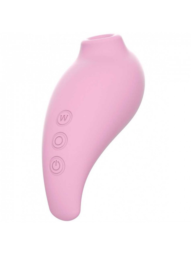 Stimulator Clitoris Revelation Suction Climax 9 Moduri Silicon USB Roz