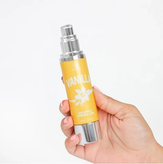 Lubrifiant Kissable and Hot Oil cu Vanilie 50 ml, #2, Erotic24.ro