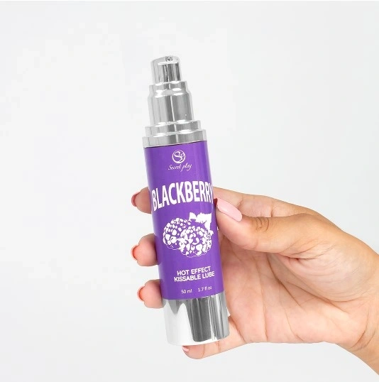 Lubrifiant Kissable and Hot Oil cu Mure 50 ml, #2, Erotic24.ro