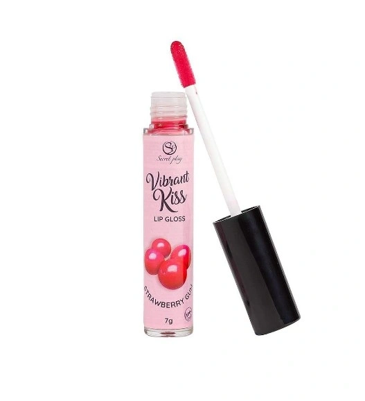 Luciu de Buze Vibrant Kiss Capsuni, #2, Erotic24.ro