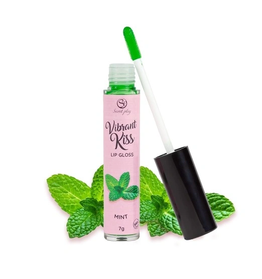 Luciu de Buze Vibrant Kiss Menta, #1, Erotic24.ro