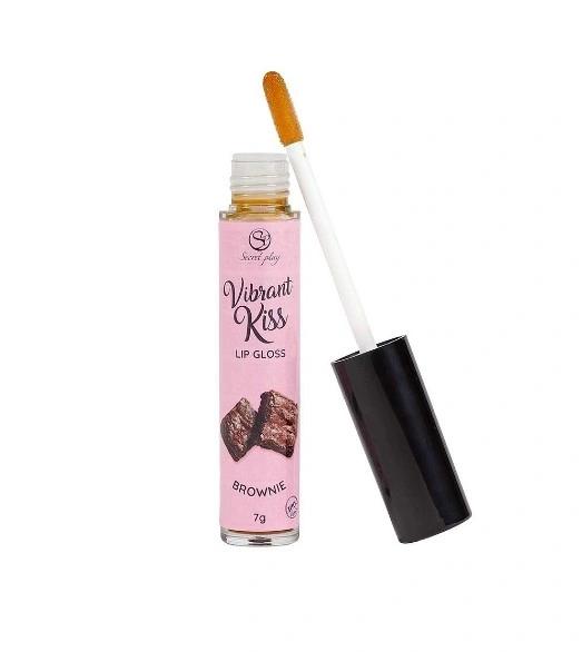 Luciu de Buze Vibrant Kiss Brownie, #2, Erotic24.ro