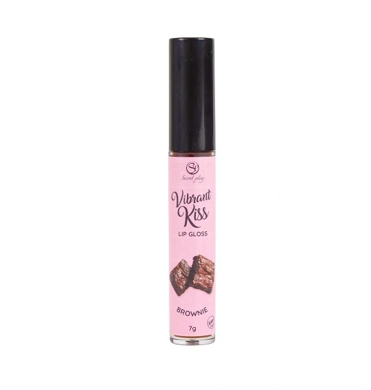 Luciu de Buze Vibrant Kiss Brownie, #3, Erotic24.ro