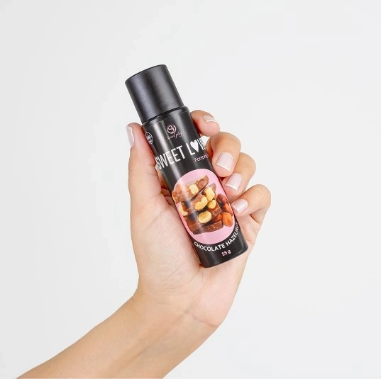 Gel Comestibil Stimulator Unisex, Aroma Ciocolata cu Alune de Padure, 55 gr, #3, Erotic24.ro