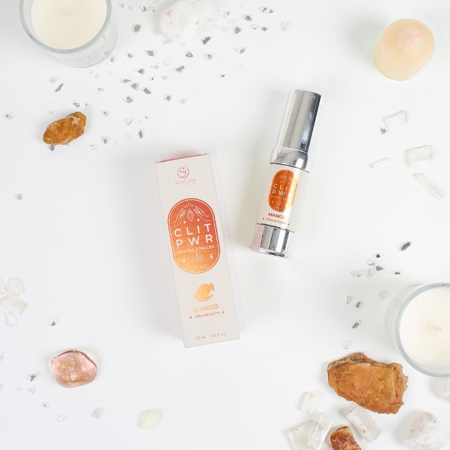 Balsam Stimulator pentru Clitoris Clit PWR cu Efect Vibrator si de Incalzire, Aroma Mango, 15 ml, #3, Erotic24.ro