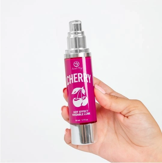 Lubrifiant Kissable and Hot Oil cu Cirese 50 ml, #2, Erotic24.ro