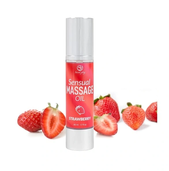 Ulei de Masaj Erotic cu Capsuni 50 ml, #1, Erotic24.ro