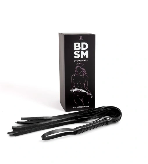 Bici din Piele Ecologica 44 cm, Negru, #1, Erotic24.ro