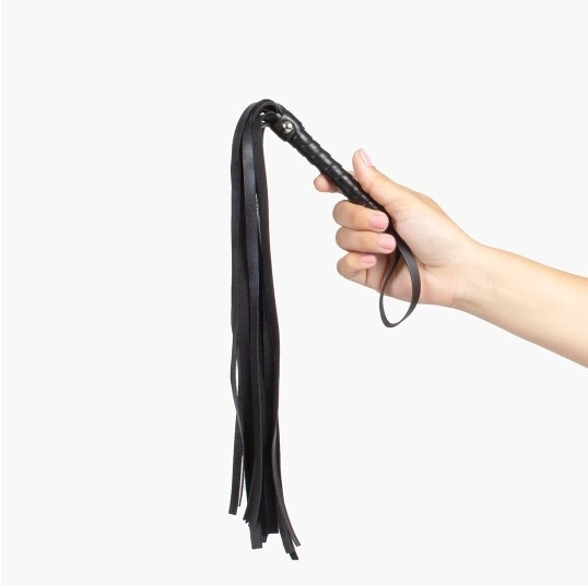 Bici din Piele Ecologica 44 cm, Negru, #2, Erotic24.ro