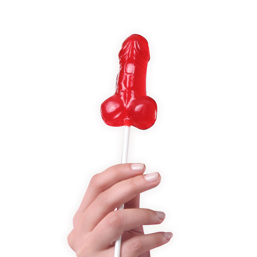 Acadea in Forma de Penis, Aroma Capsuni, 20.5 cm