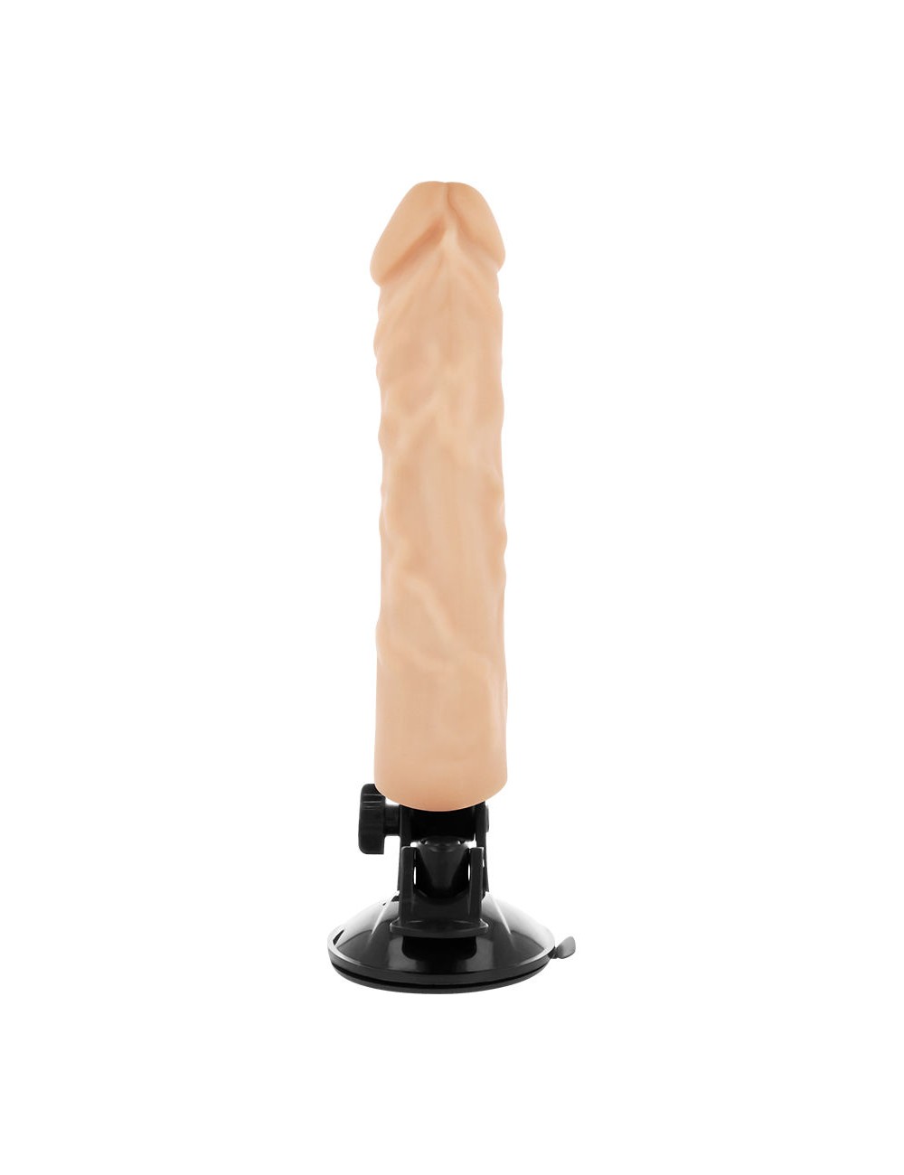 Vibrator Realist Base Cock cu Suport Handsfree si Prelungitor Penis 12 Moduri Vibratii Natural 21 cm, Nr. 3, Erotic24.ro