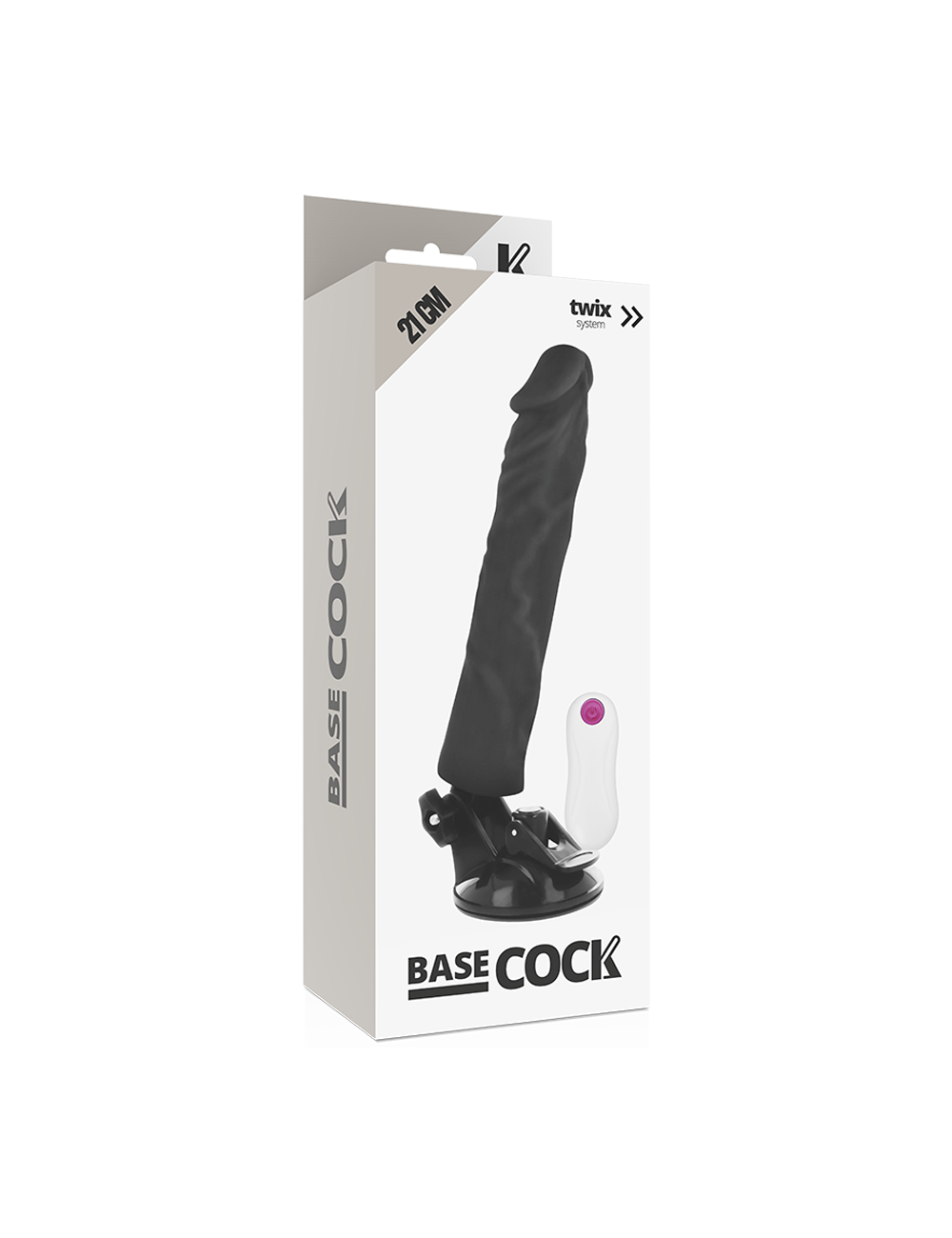 Vibrator Realist Base Cock cu Suport Handsfree si Prelungitor Penis 12 Moduri Vibratii Negru 21 cm, #4, Erotic24.ro